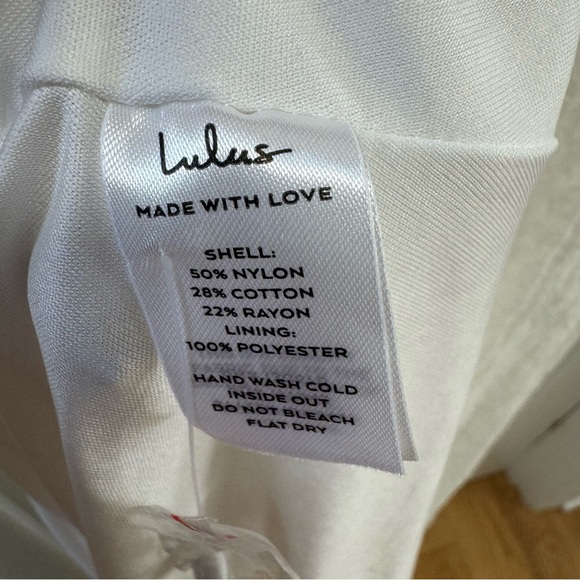 Lulus Beloved Eternity NWT size Medium White Lace Sleeveless Maxi Dress Bridal - Picture 10 of 14